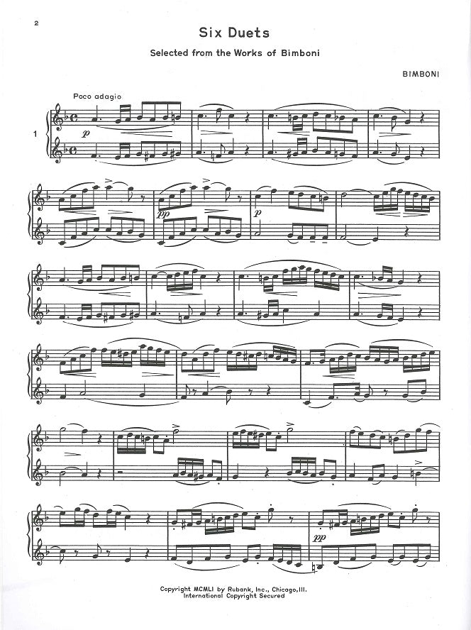 Voxman, Selected Duets for Cornet 2 (Rubank)