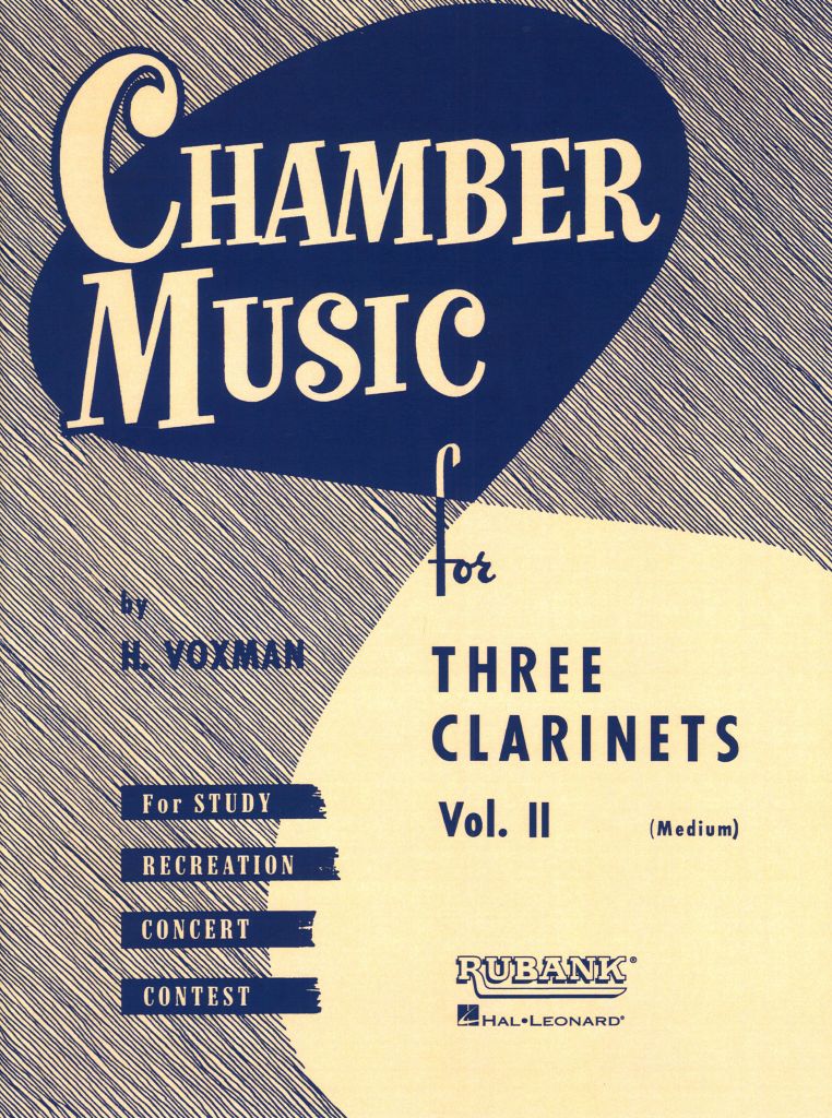 Chamber Music for 3 Clarinets 2: Medium (Rubank)