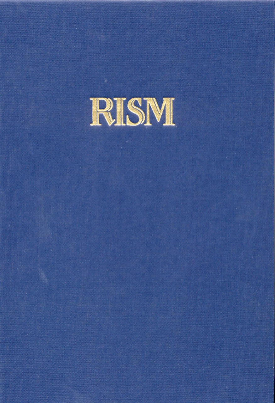 RISM Ser. A/I/12 (Barenreiter)