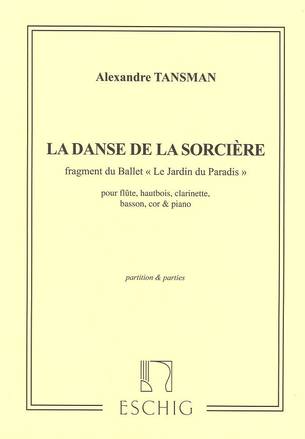 Tansman, Danse de la Sorciere(5Winds,Pf) (Eschig)