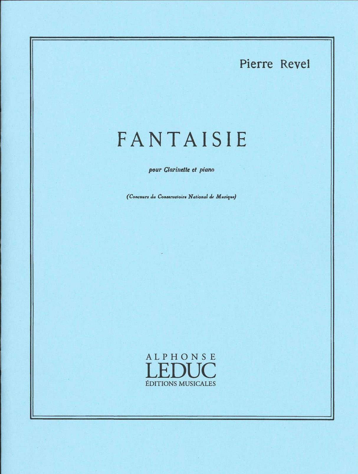 Revel, Fantaisie (Leduc)
