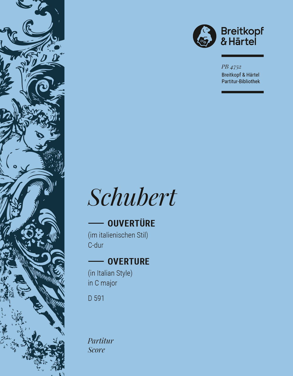 Schubert, Overture in C D 591 Full Score (Breitkopf)