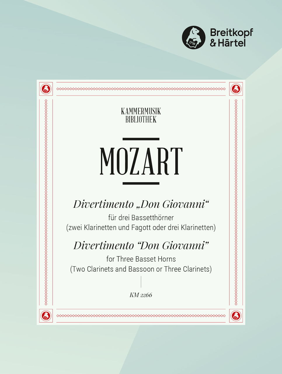 Mozart, Don Giovanni (3Cl or 2Cl,Fg) (Breitkopf)