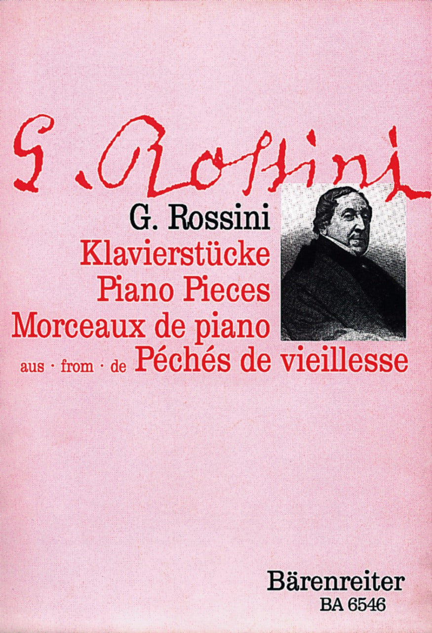 Rossini, Peches de Vieillesse, Stucke (Barenreiter)