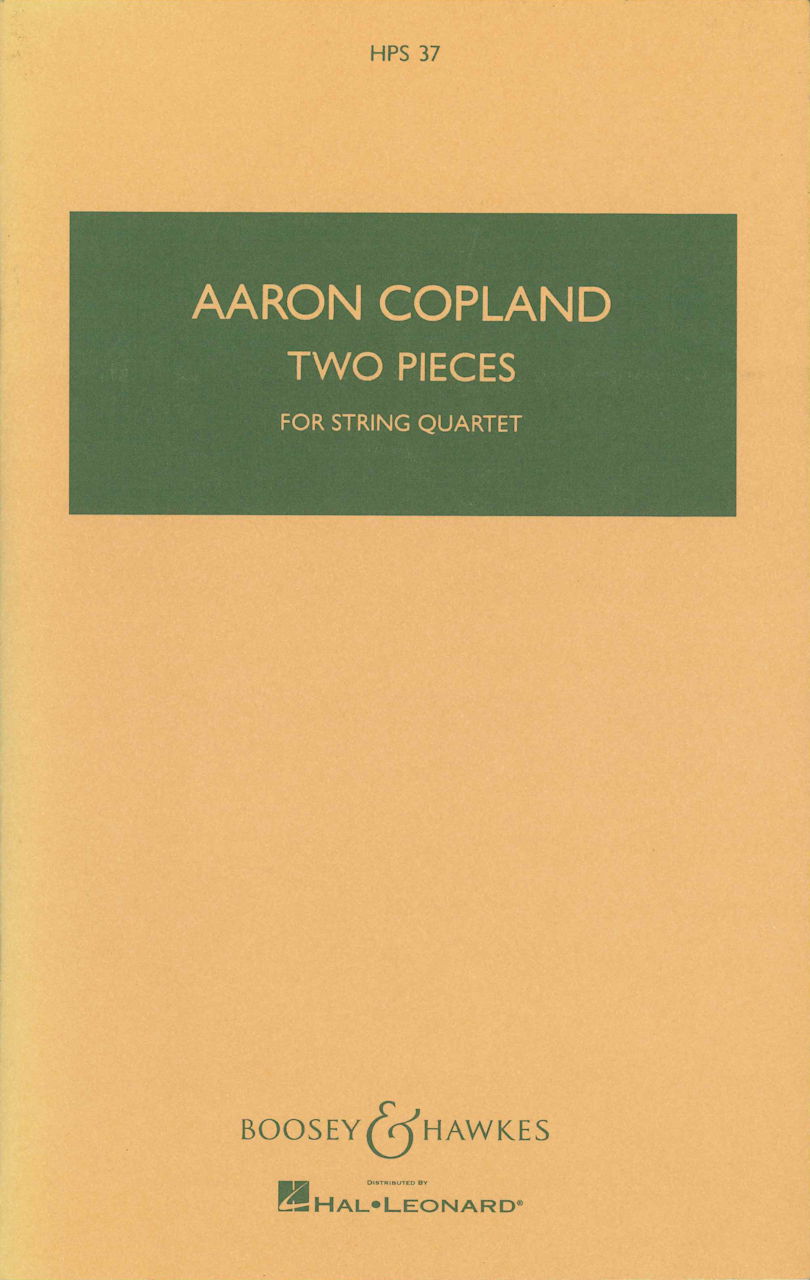 Copland, 2 Pieces for String Quartet (Boosey)