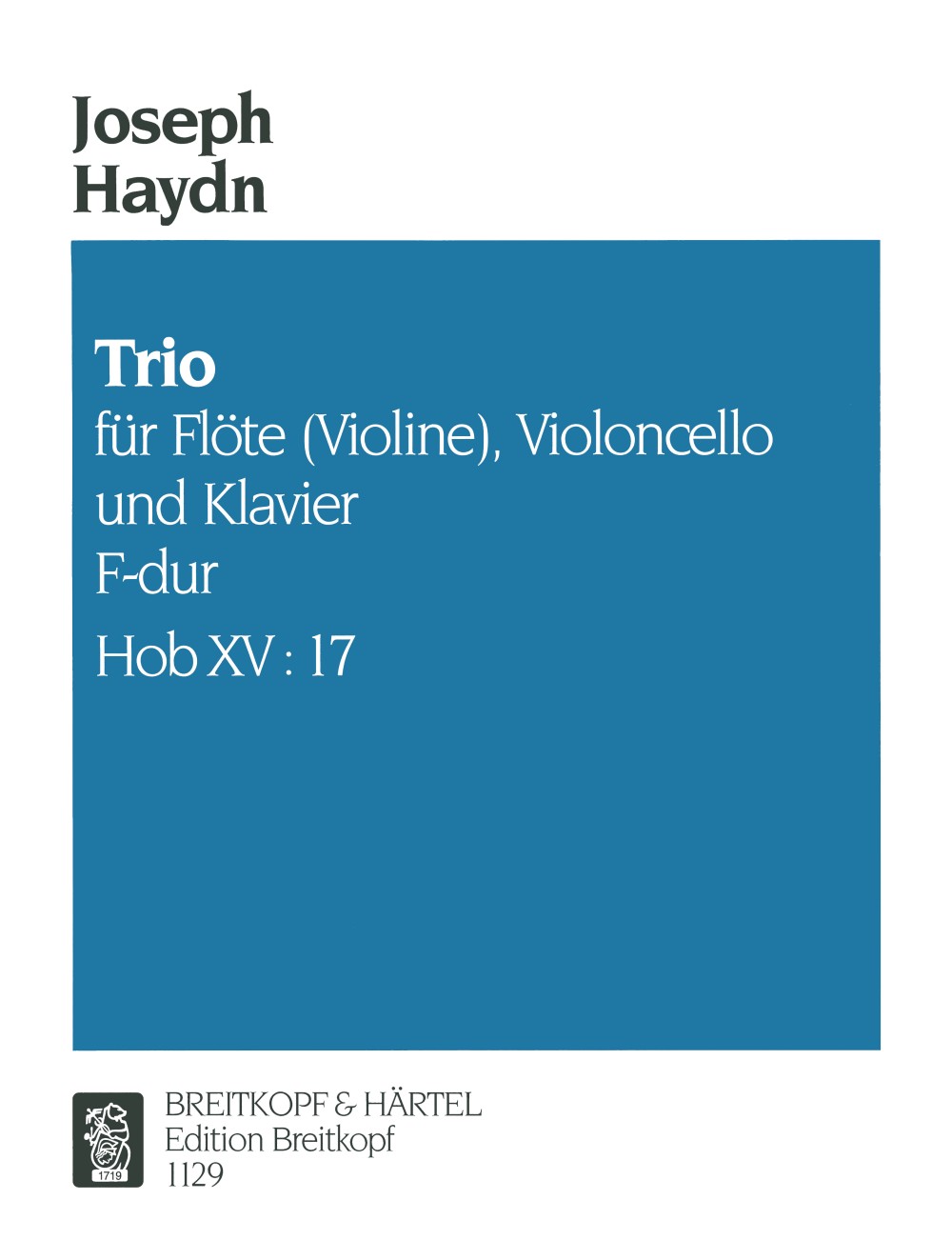 Haydn, Trio in F Hob. 15/17 (Fl,Vc,Pf) (Breitkopf)