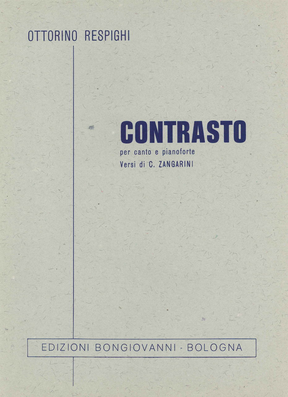 Respighi, Contrasto (Mezzo Soprano) (Bongiovanni)