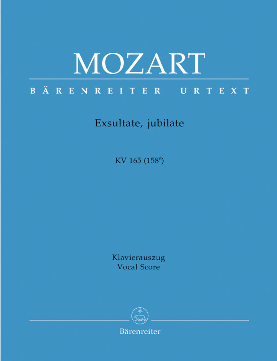 Mozart, Exsultate jubilate KV 165 (Barenreiter)