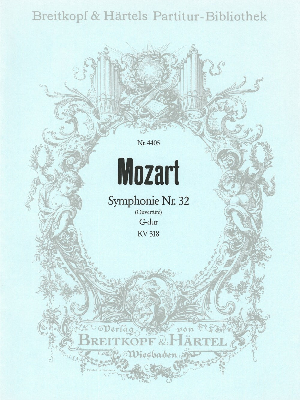 Mozart, Symphonie KV 318 in G (Partitur) (Breitkopf)