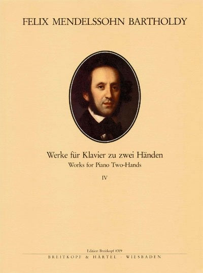Mendelssohn, Lieder ohne Worte (Werke 4) (Breitkopf)