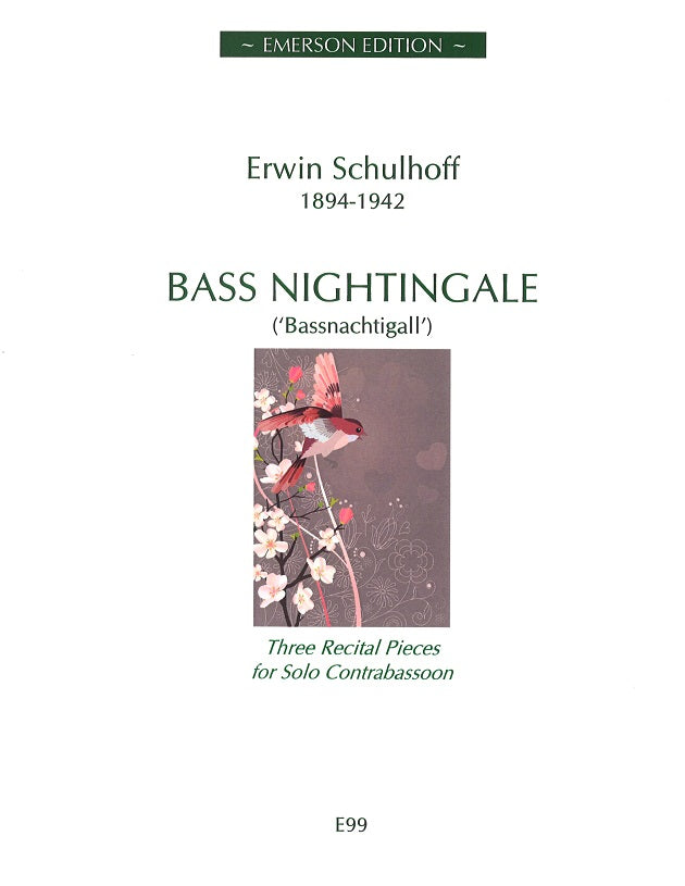 Schulhoff, Bass Nightingale (Double Bn) (Emerson Edition)
