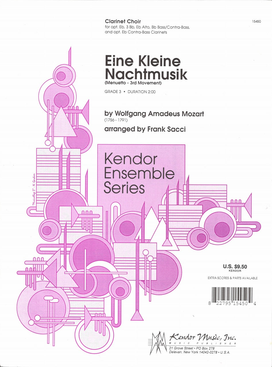 Mozart, Eine Kleine Nachtmusik 3 (Choir) (Kendor)