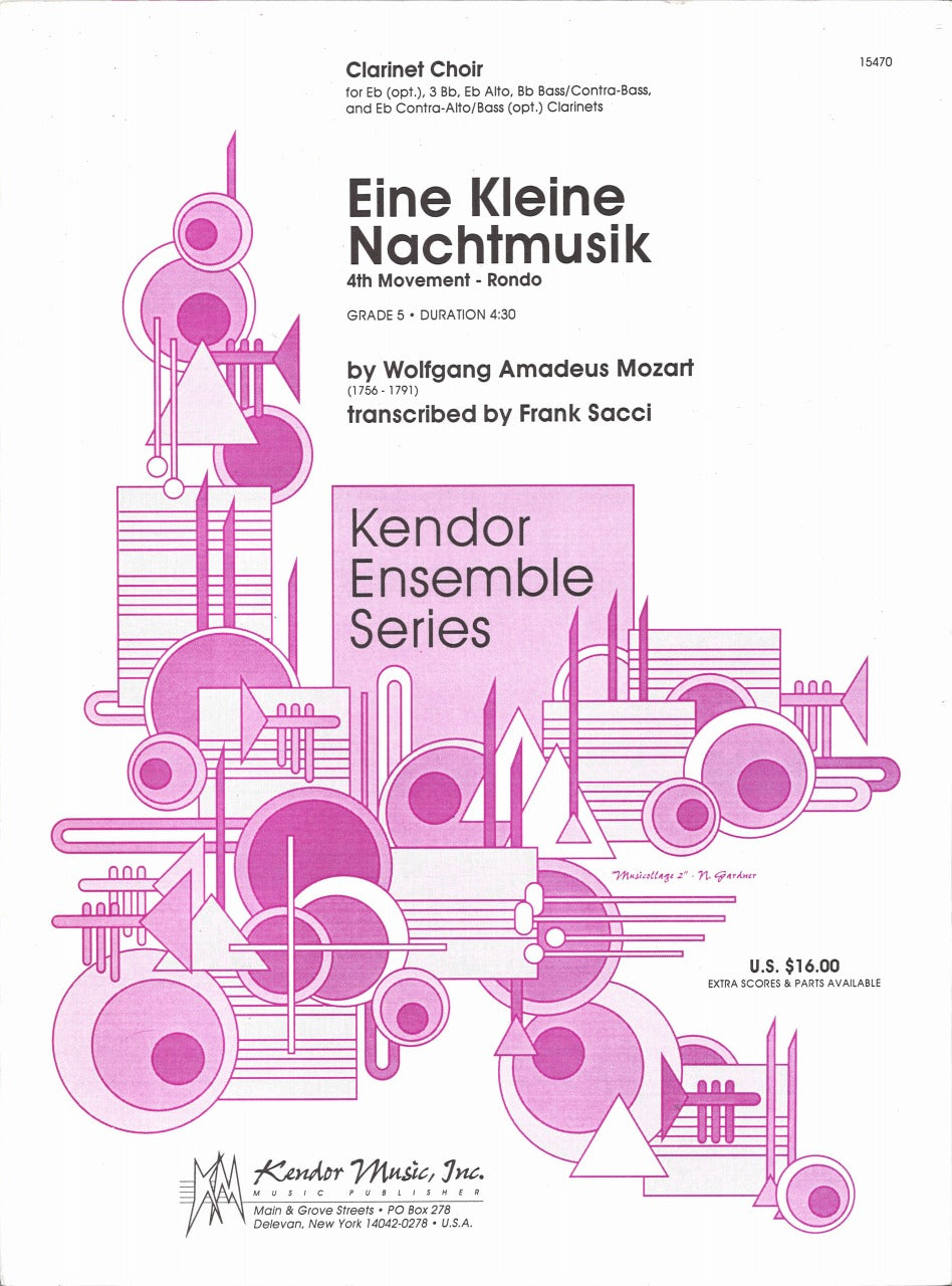 Mozart, Eine Kleine Nachtmusik 4 (Choir) (Kendor)