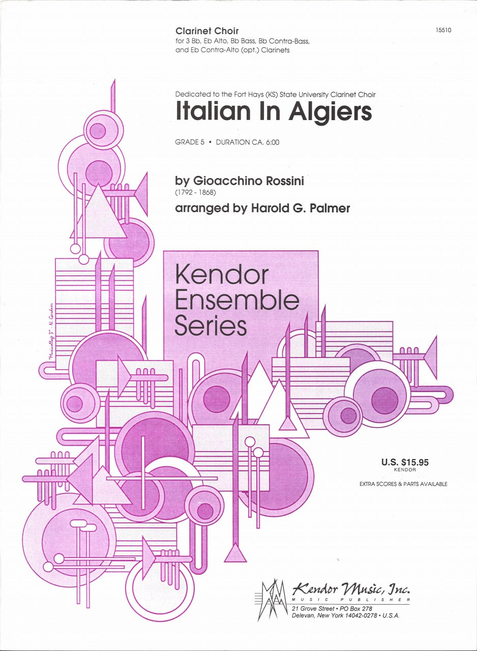 Rossini, Italian in Algiers (Choir) (Kendor)
