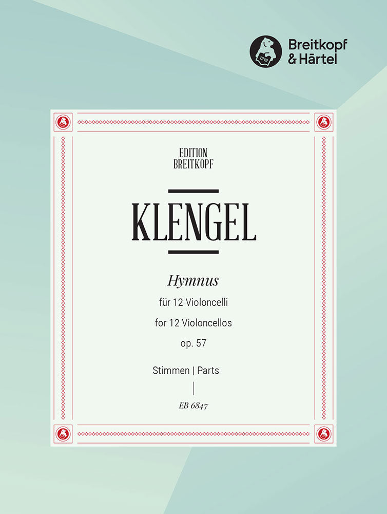 Klengel, Hymnus op. 57 (12Vc) (Breitkopf)