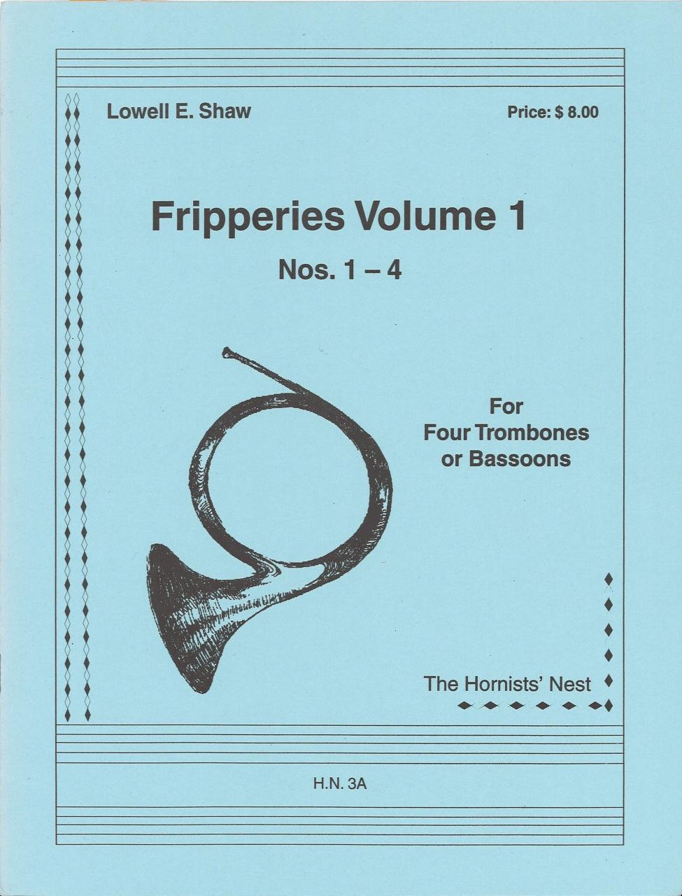 Shaw, Fripperies 1: Nos.1-4 (4Tbn) (Hornists' Nest)