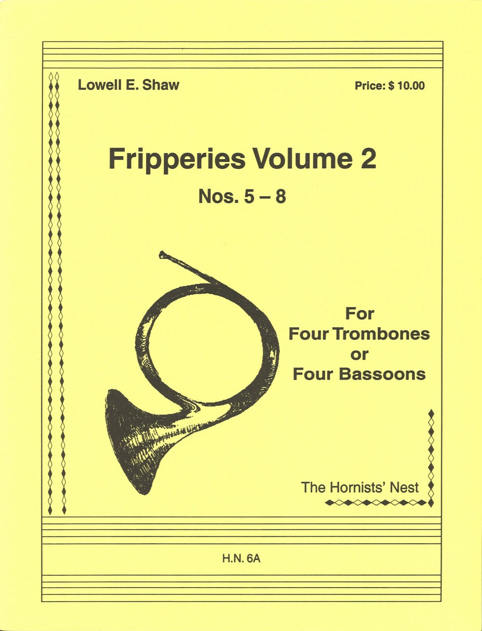 Shaw, Fripperies 2: Nos.5-8 (4Tbn) (Hornists' Nest)