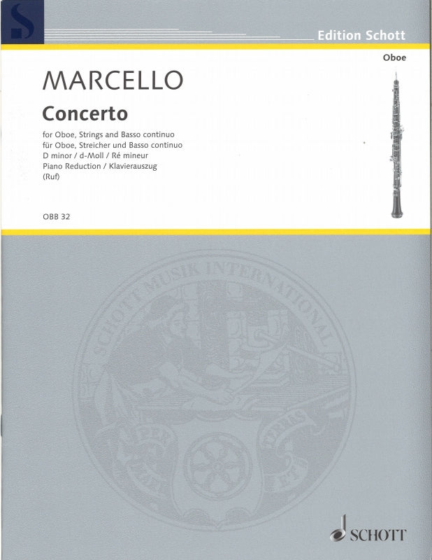 Marcello,A., Concerto in d(Ruf) (Schott)