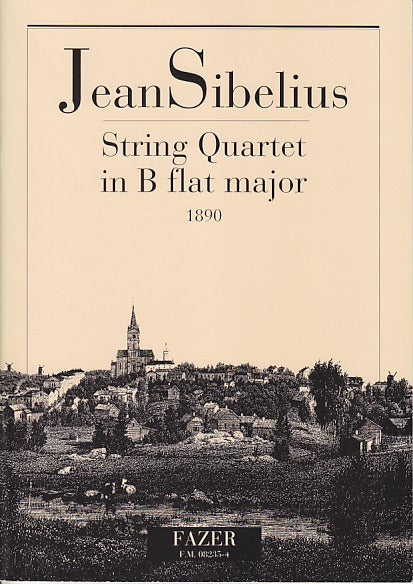 Sibelius, String Quartet op. 4 (Score) (Fazer/Fennica Gehrman)