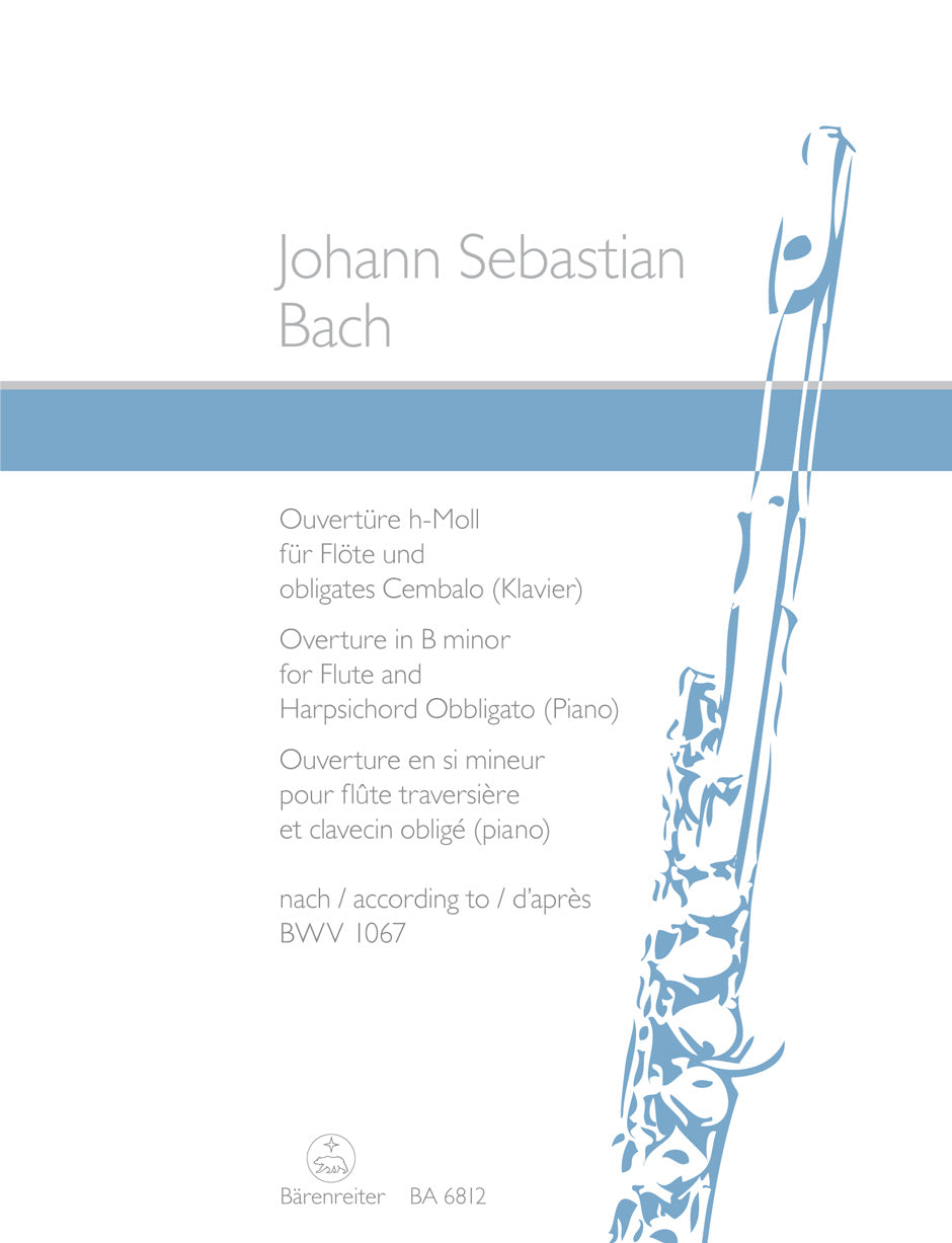 Bach, Ouverture BWV 1067 h-moll (Suite) (Barenreiter)