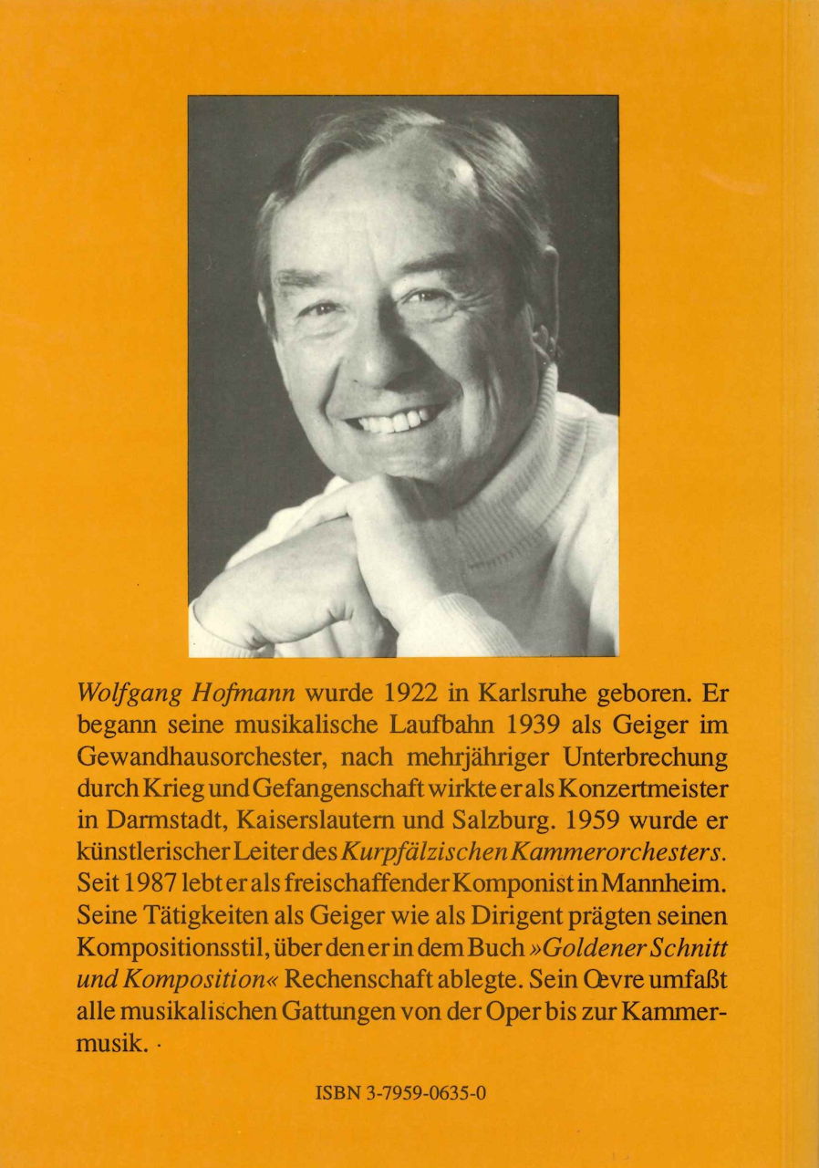 Wolff, Wolfgang Hofmann Werkverzeichnis (Noetzel)