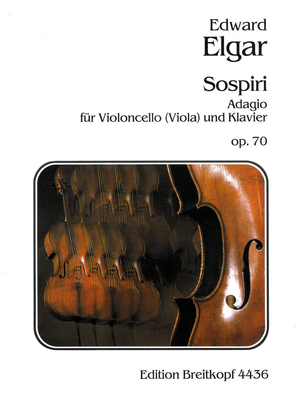 Elgar, Sospiri op.70 (Vc/Va,Pf) (Breitkopf)