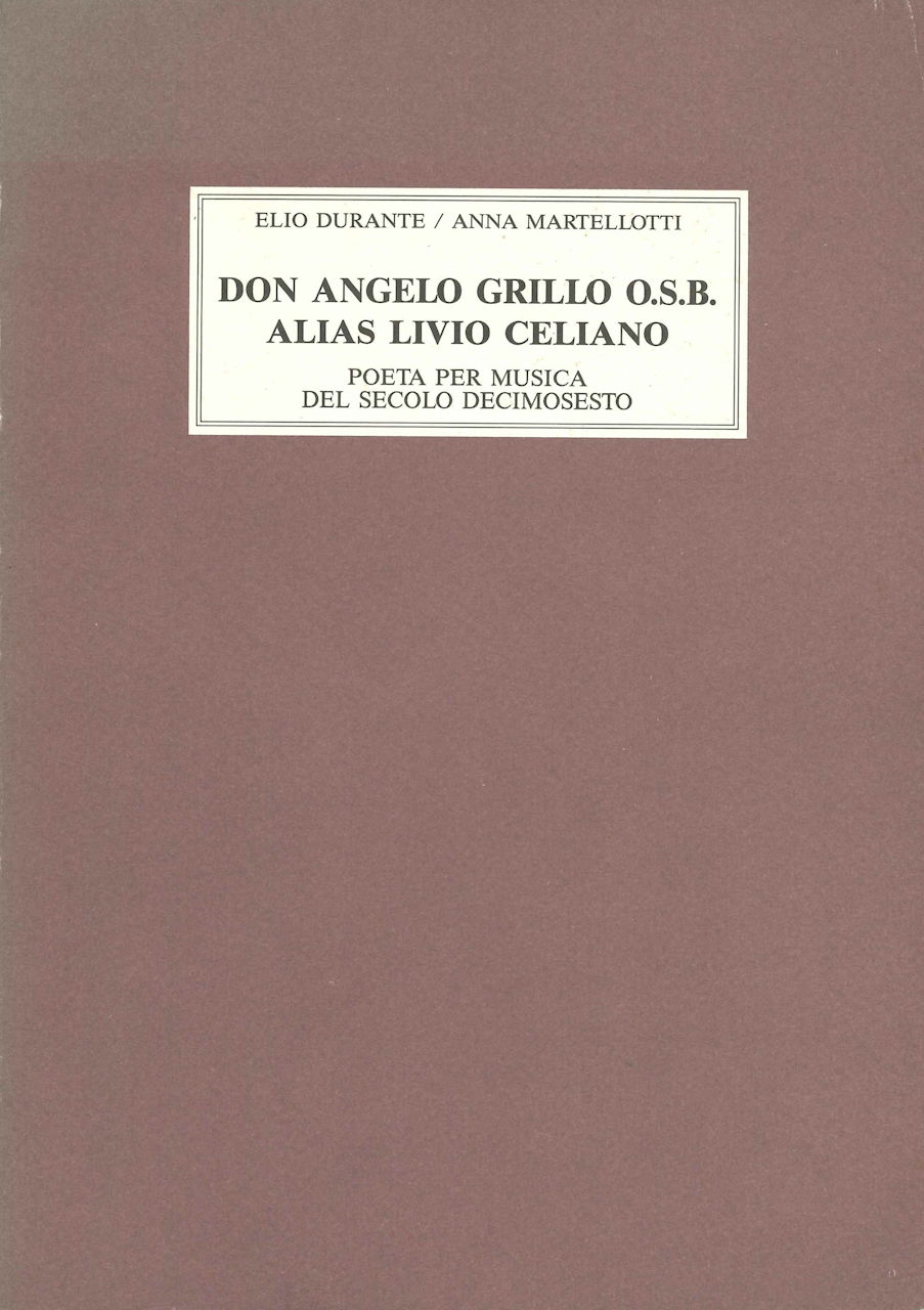 Durante, Don Angelo Grillo O.S.B. (S.P.E.S.)