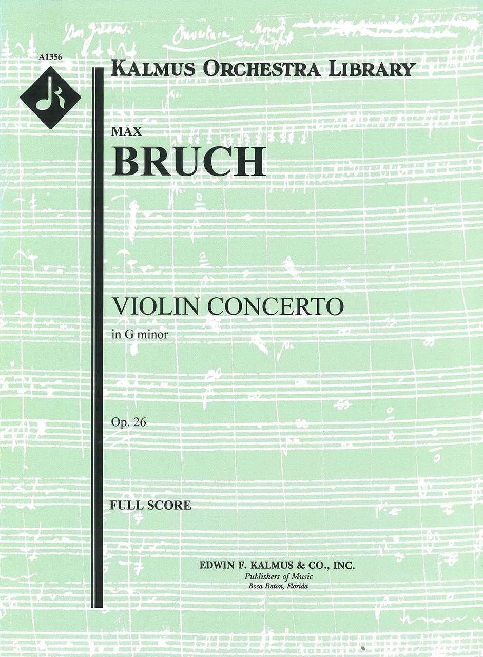 Bruch, Violin Concerto No.1 (E.F.Kalmus)