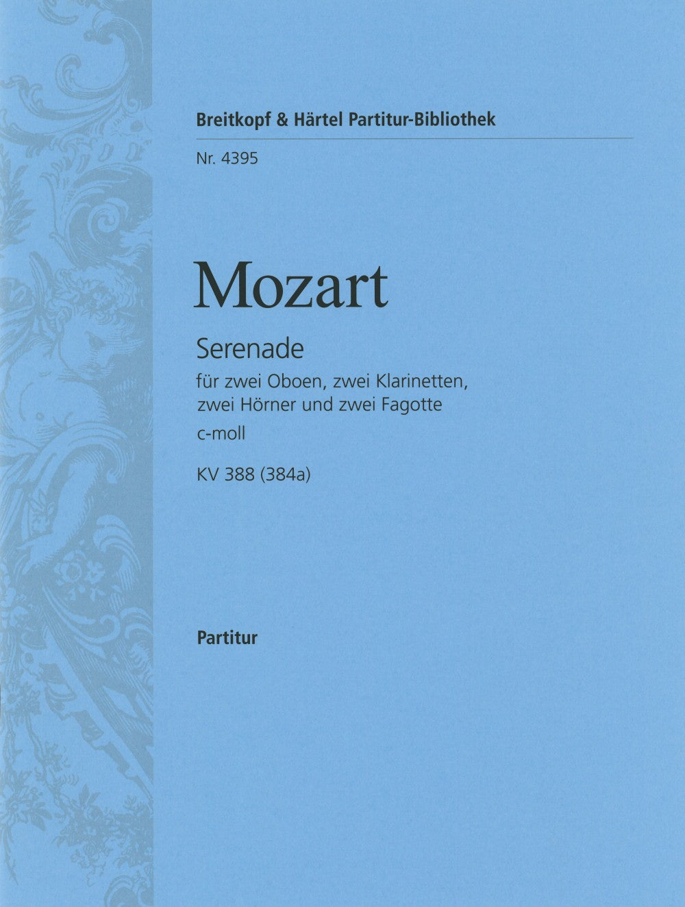 Mozart, Serenade KV 388 in c (Full Score (Breitkopf)