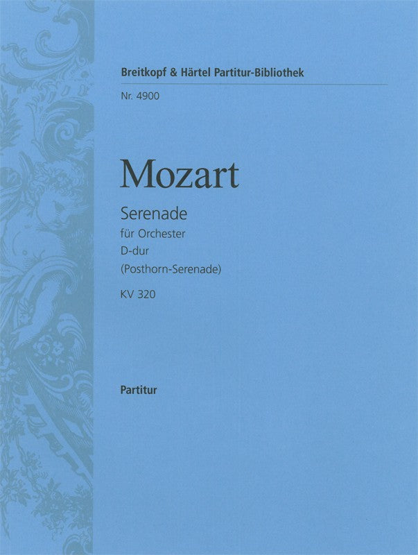 Mozart, Serenade KV 320 in D (Partitur) (Breitkopf)