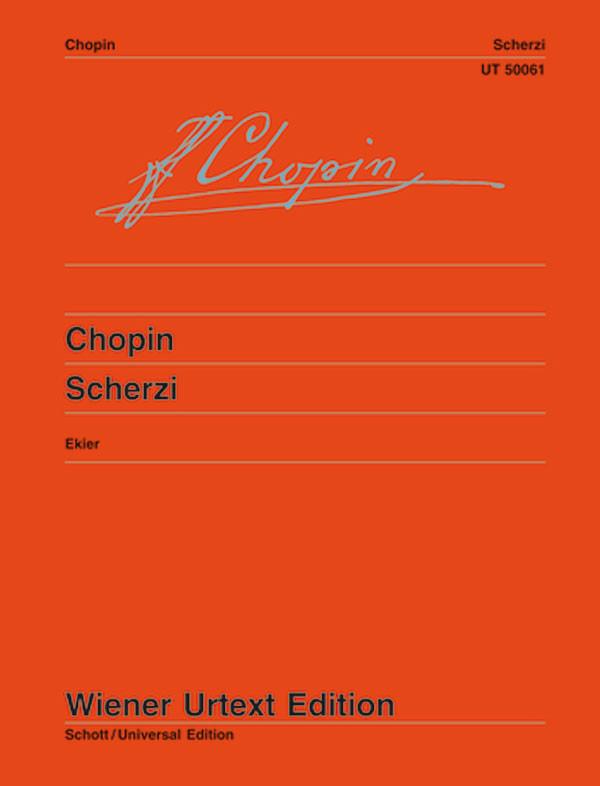 Chopin, Scherzi op. 20, 31, 39, 54(Ekier (Wiener Urtext Edition)