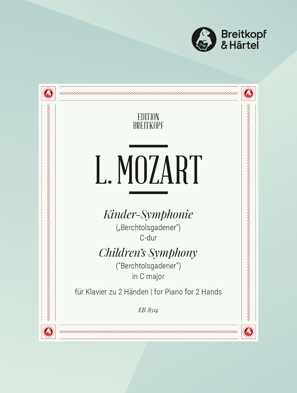 Mozart,L., Kinder-Symphonie (Sandre) (Breitkopf)