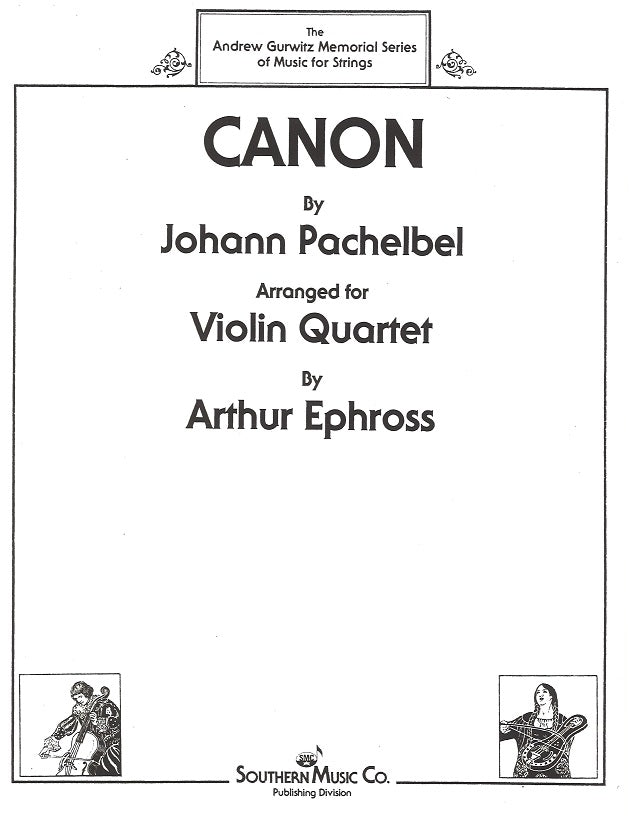 Pachelbel, Canon (4Vn) (Southern)