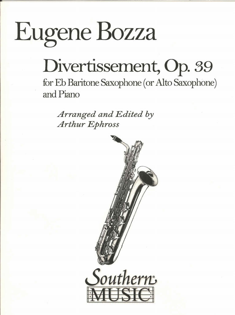 Bozza, Divertissement op. 39 (Br/A Sax,P (Southern)