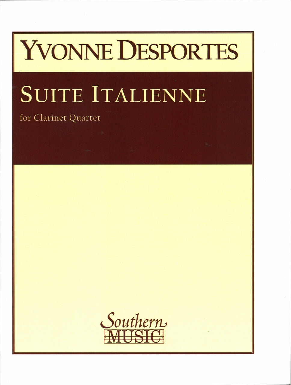 Desportes, Suite italienne (4BbCl) (Southern)