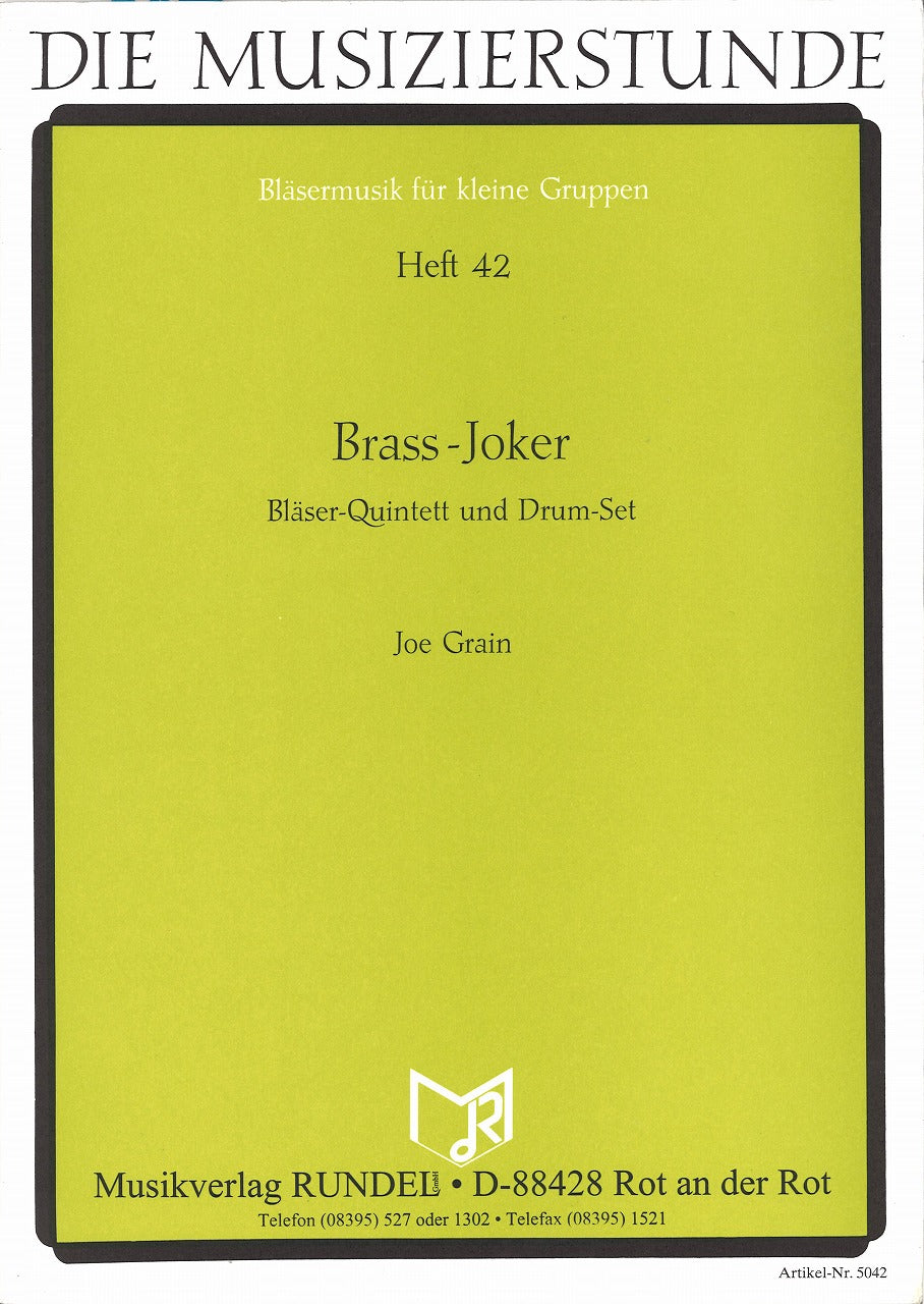 Grain, Brass-Joker (Quintet,Perc) (Rundel)