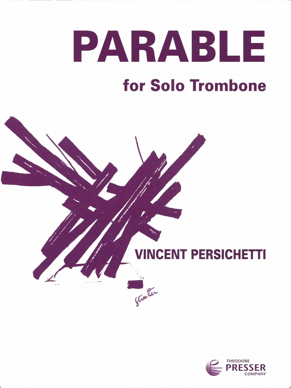 Persichetti, Parable 18 op. 133 Tbn Solo (Elkan-Vogel)