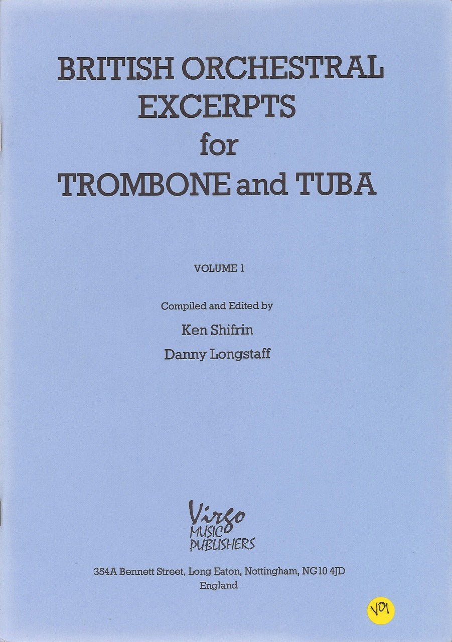 British Orchestral Excerpts 1 (Tbn,Tba) (Virgo)
