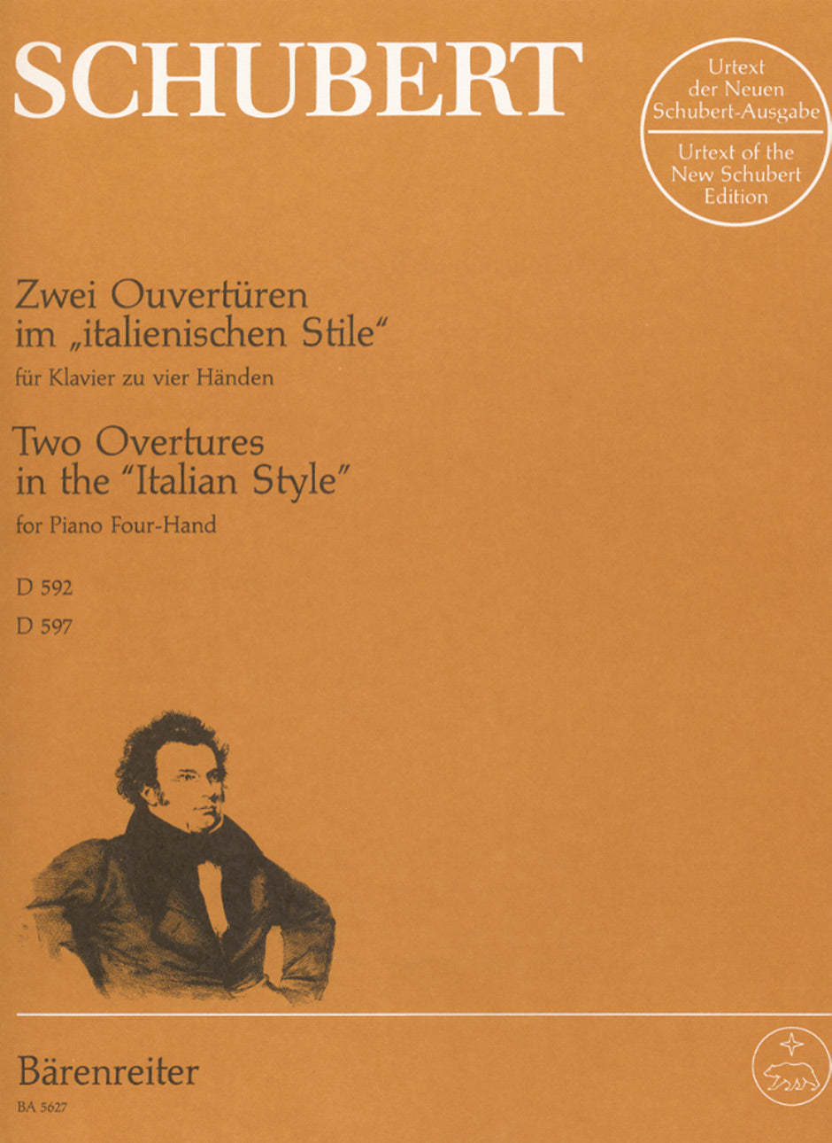Schubert, Ouverturen: D 592, D 597 (Barenreiter)