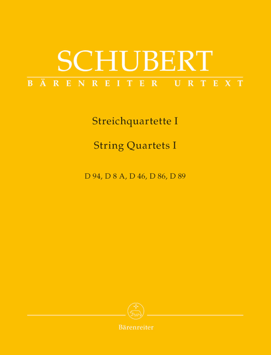Schubert, String Quartets 1: No. 4, 7 (Barenreiter)
