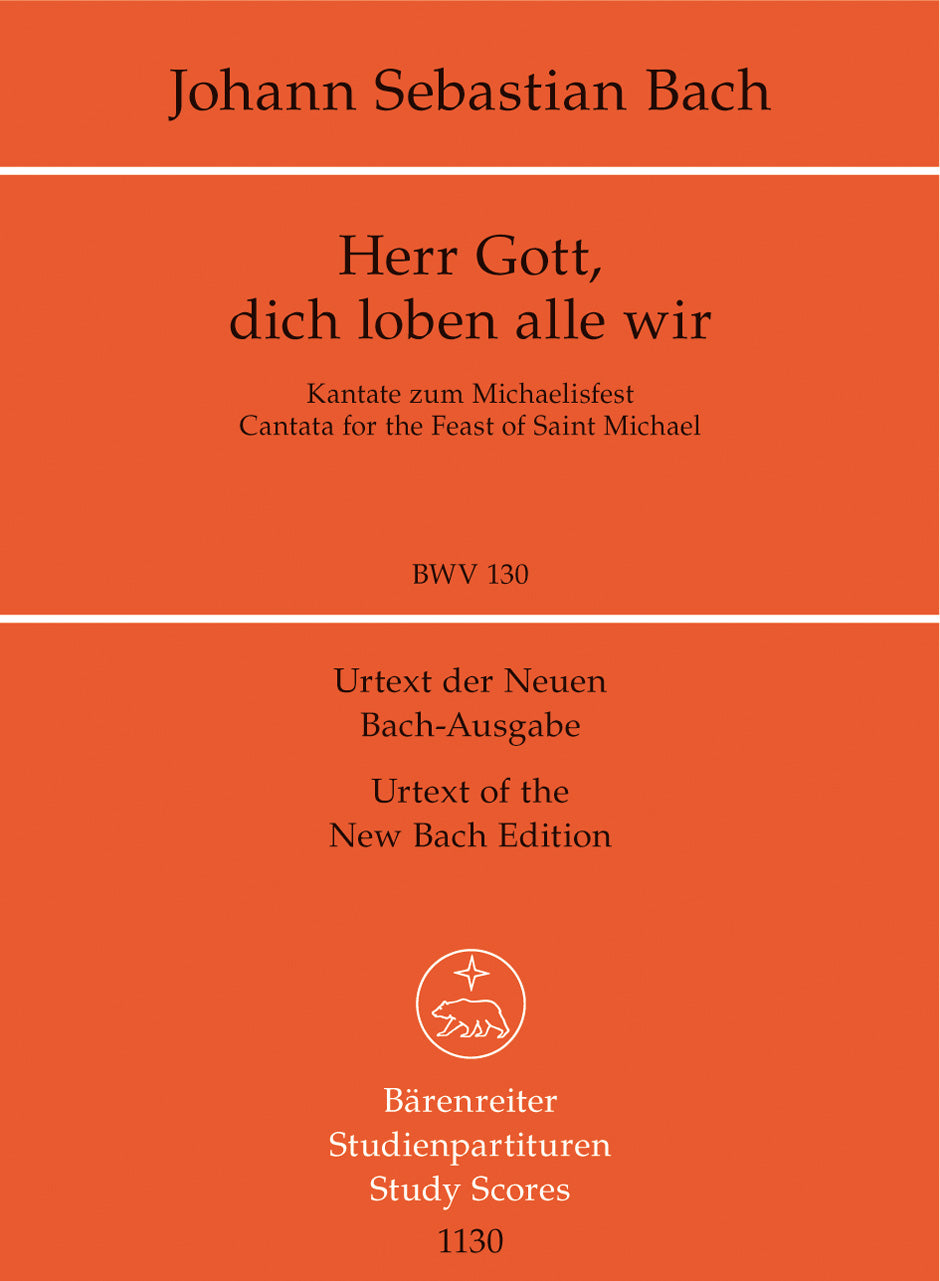 Bach, Cantata No.130 (Barenreiter)