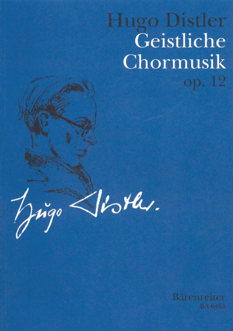 Distler, Geistliche Chormusik op.12/1-9 (Barenreiter)