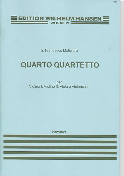 Malipiero, String Quartet No. 4 (1934) (W.Hansen)