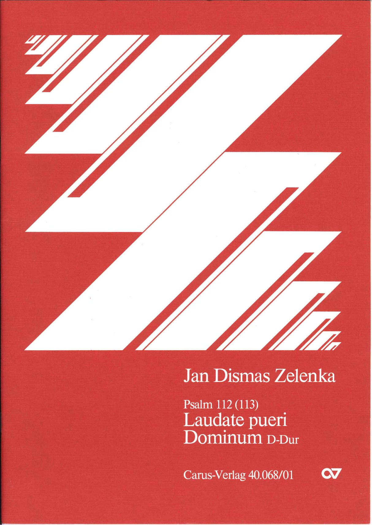 Zelenka, Laudate pueri ZWV 81 (Score) (Carus)
