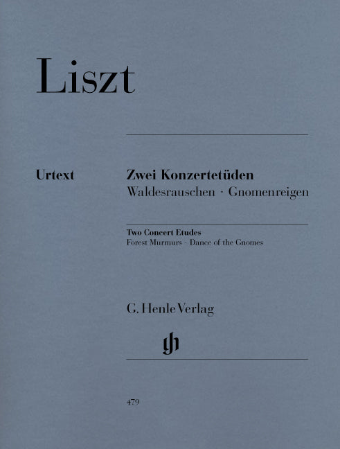 Liszt, 2 Konzertetuden (Eckhardt) (Henle)