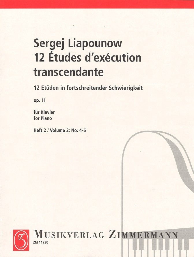 Lyapunov, 12 Etuden op. 11, Nr. 4-6 (Zimmermann)