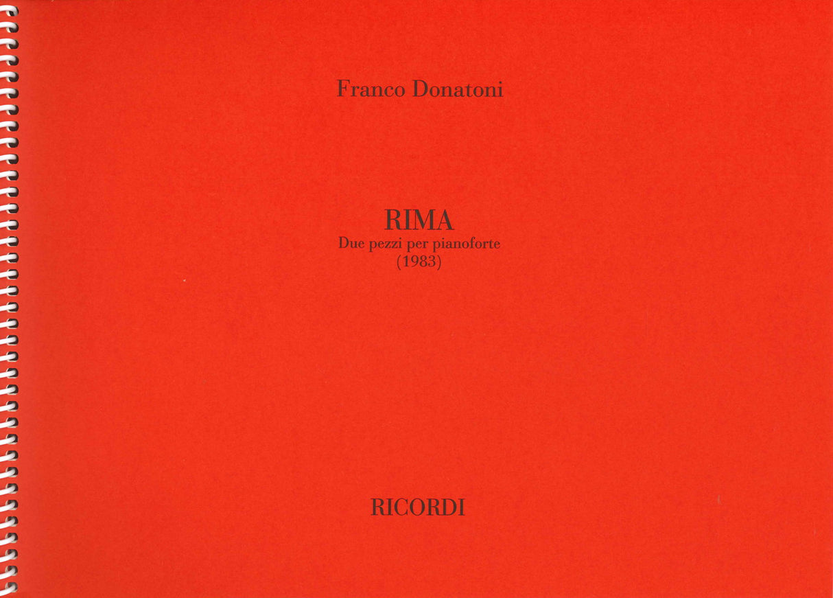 Donatoni, Rima (1983) (Ricordi)