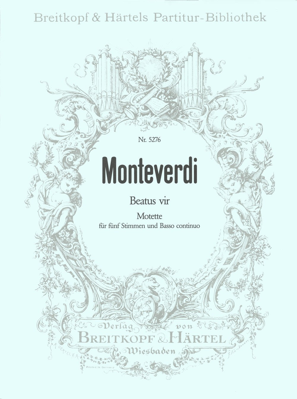 Monteverdi, Beatus vir: Psalm 111 (Breitkopf)