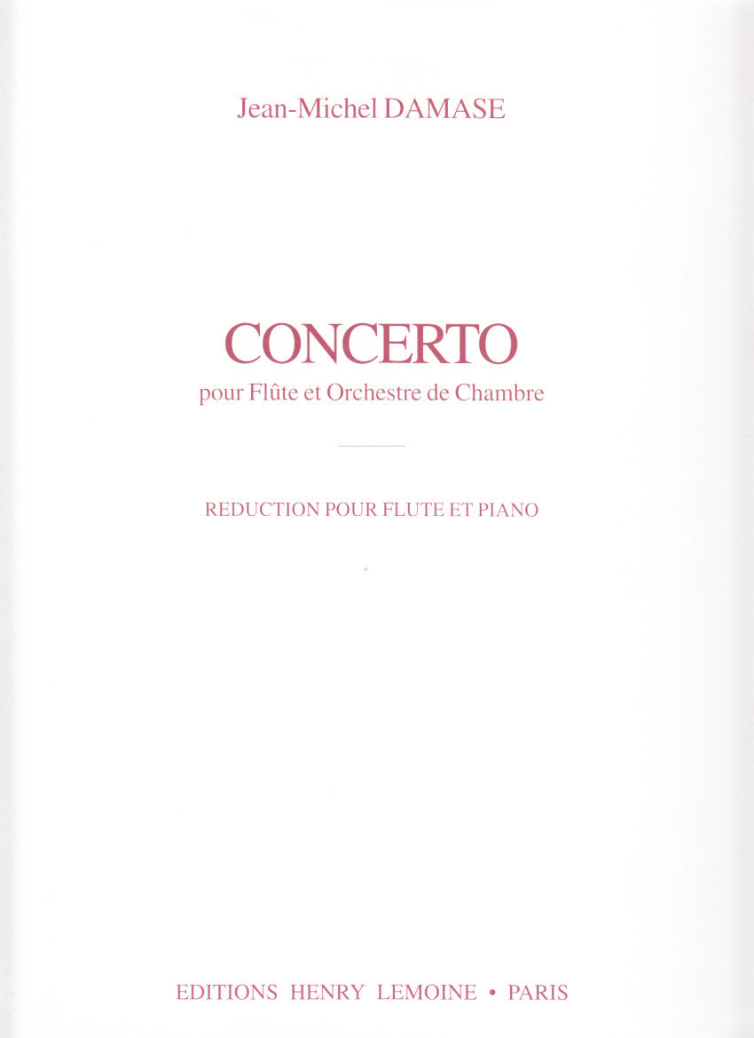 Damase, Concerto (Fl,Pf) (Lemoine)