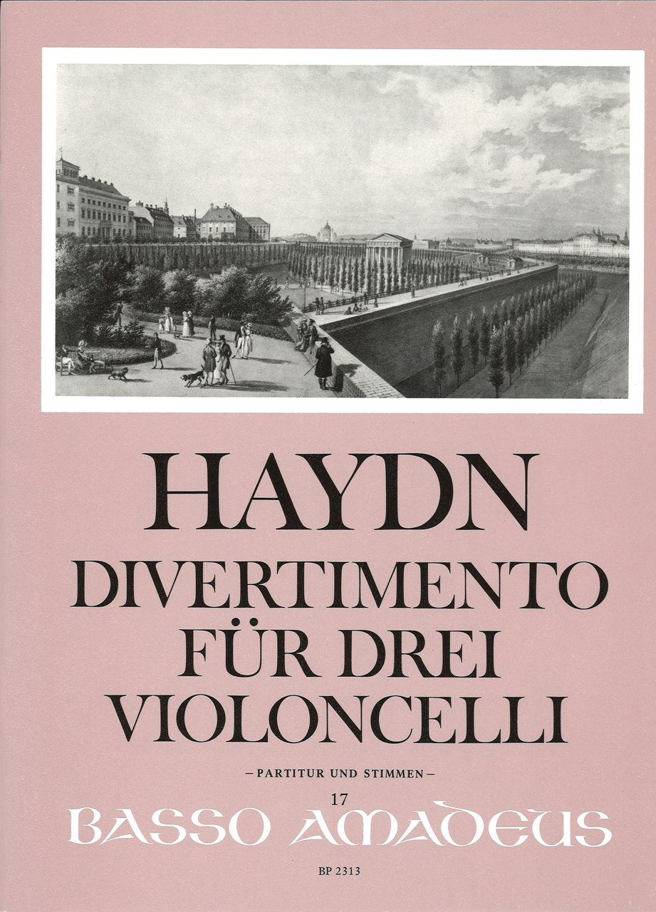 Haydn, Divertimento (3Vc) (Amadeus Verlag)